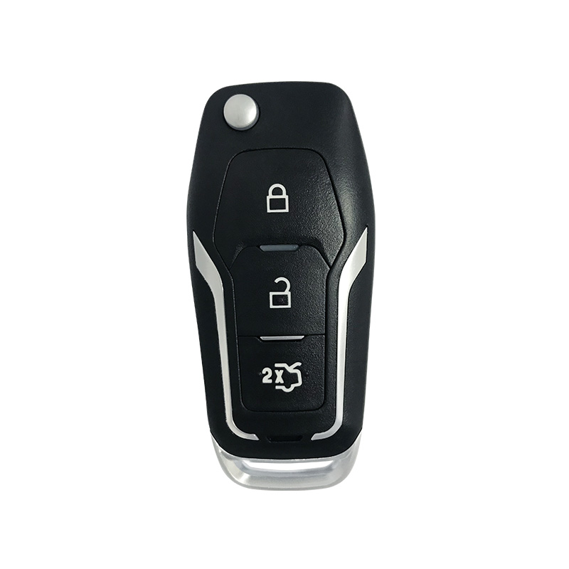 Focus Fieta Mondes S-Max 315 or 433Mhz Slot key 3 Button Car Key for Ford