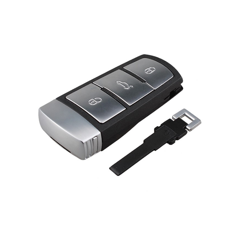 QN-RS575X 434.425MHz Flip Key Remote Fob Shell Case Compatibility Magotan Passat 2007-2015 