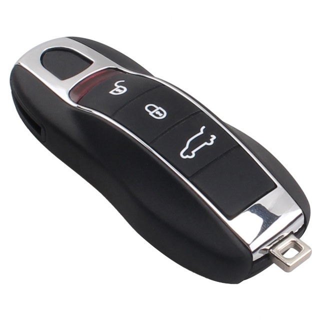 QN-RS503X 434.425MHz 3 Buttons Porsche Remote Smart Key Fob Holder Cover For Porsche 