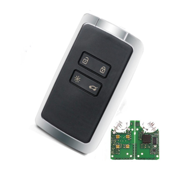 QN-RF688X 433MHz 4 buttons RENAULT Megane Remote Card Smart Car Key 