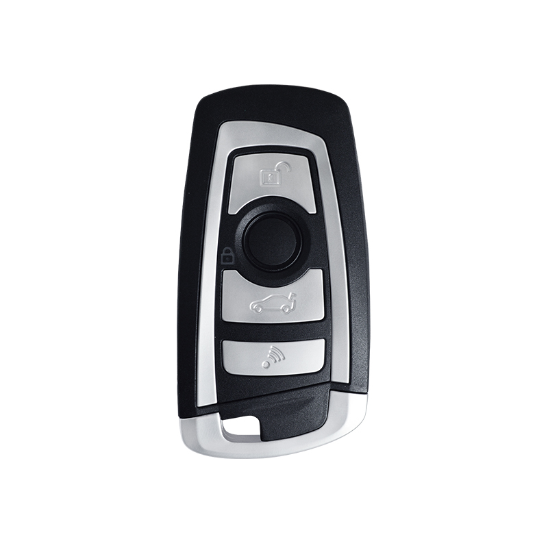 Can a BMW car key's battery be easily replaced, and how often should it be replaced?