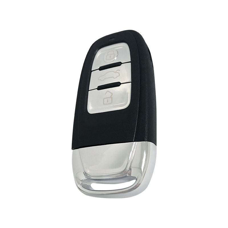 What are the key differences between the standard Audi key and the Audi advanced key?
