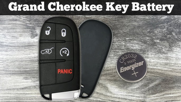 How do I change the battery in a Jeep key fob?
