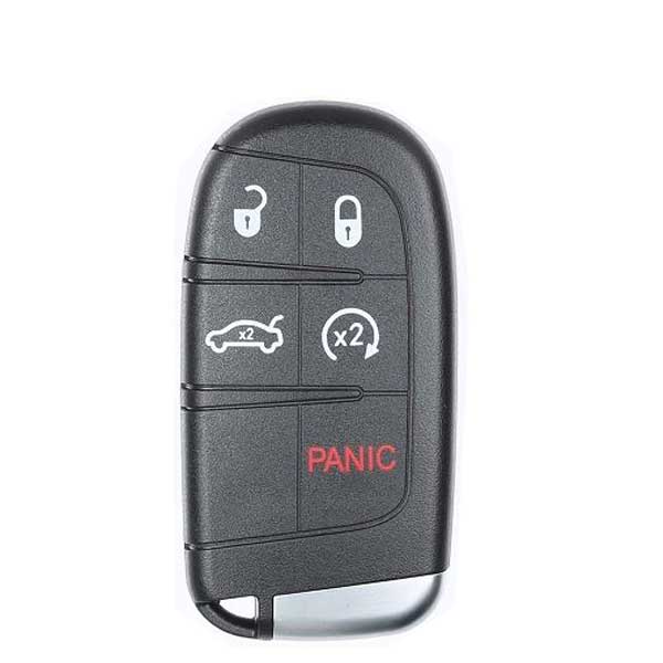 Are there any special instructions for using the keyless entry feature on Jeep key fobs?